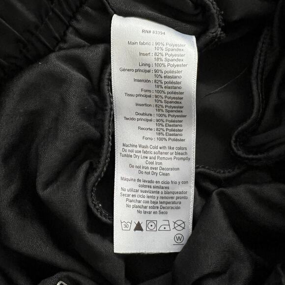 ASICS Core Split Womens Black Quick Dry Build In Brief Running Athletic Shorts S - Picture 9 of 10